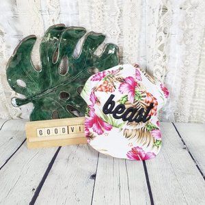 Love Fitness Tropical Floral Beast Trucker Hat